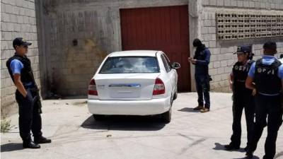 Autoridades logran recuperar el vehículo que fue utilizado por los sospechosos para cometer el lamentable suceso.