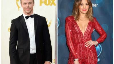 Antes de JLo, Derek fue pareja de Lea Michelle.