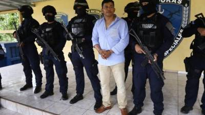 Sergio Neptalí Mejía Duarte fue presentado ayer antes de comparecer ante el juez de extradición. Fue capturado el domingo en Amarateca.