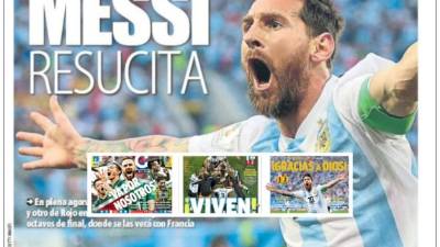 Messi anotó su primer gol en Rusia y fue clave en el triunfo de Argentina sobre Nigeria.