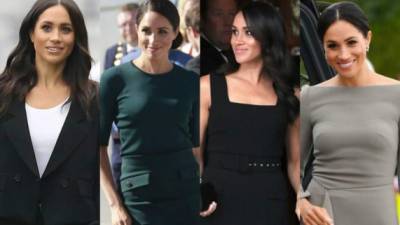 Este martes Meghan y Harry hicieron su primera visita oficial a Irlanda, la cual duró tan solo 24 horas.Pero mientras estaban en el extranjero, la duquesa de Sussex usó cuatro conjuntos completamente diferentes, que juntos suman la indecente cifra de $ 40,000 dólares.Mira cuáles fueron: