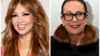 Anteriormente Thalía ha sido acusada por su hermana Laura Zapata de olvidarse de su abuela.// Foto archivo/Reforma.