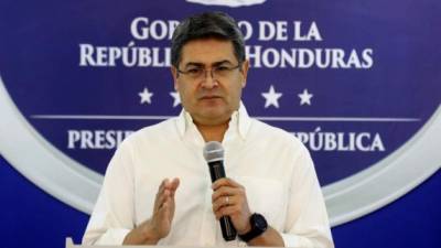 Las personas que se aprovechen de la crisis sanitaria serán llevadas ante los tribunales, aseguró el presidente hondureño.