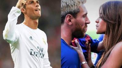 Paris Saint Germain's footballer Angel di Maria (R), Boca Juniors' footballer Fernando Gago (C) and Sevilla's footballer Ever Banegas pose with their wives during Argentine football star Lionel Messi and Antonella Roccuzzo’s wedding in Rosario, Santa Fe province, Argentina on June 30, 2017. Footballers and celebrities including pop singer Shakira gathered Friday for the 'wedding of the century' in Lionel Messi's Argentine hometown as the Barcelona superstar prepared to marry his childhood sweetheart Antonella Roccuzzo. / AFP PHOTO / EITAN ABRAMOVICH