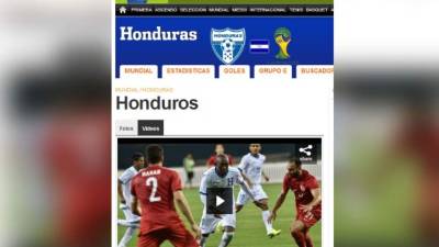 Captura de pantalla de la página electrónica de Olé.