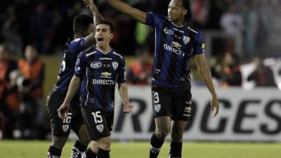 Independiente del Valle le empató sobre la hora al Atlético Nacional en la final de la Copa Libertadores. Foto EFE.