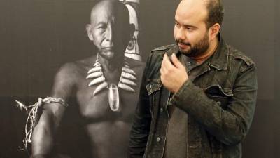 Fotografía tomada el pasado 14 de enero en la que se registró al colombiano Ciro Guerra, director de la película 'El abrazo de la serpiente', nominada a los premios Óscar en la categoría de mejor película de habla no inglesa.