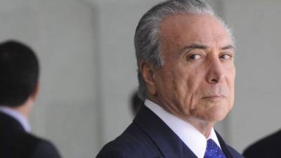 El mandatario interino de Brasil, Michel Temer. AFP