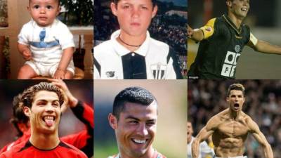 Cristiano Ronaldo a sus 33 años firmó con la Juventus y haremos un repaso a sus fotos desde que era un pequeño.