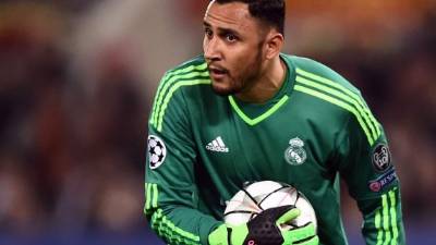 Keylor Navas, durante el partido contra la Roma. Foto AFP