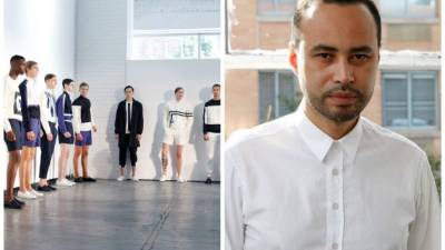 La colección primavera-verano 2015 del diseñador hondureño está inspirada en el trabajo del artista urbano español Javier Abarca.