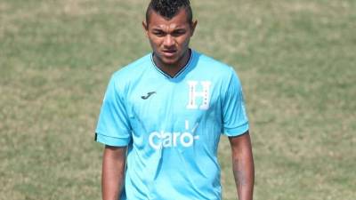 Mario Martínez, durante el entrenamiento de este miércoles en Comayagua.