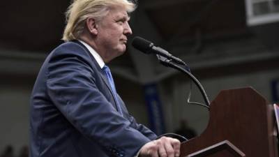 Trump ataca a Michelle por sus fuertes discursos en su contra. AFP.