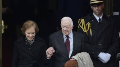 Jimmy Carter de 95 años es el expresidente más longevo de EEUU./AFP.