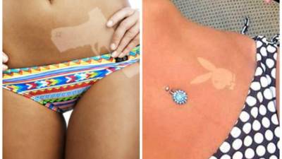 Los participantes luego toman fotografías de sus tatuajes solares y las publican en sitios como Twitter y Facebook.