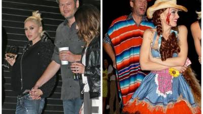 Gwen Stefani y Blake Shelton.