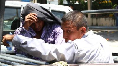 Ángel José Rivera Cardona (rayado) alias Cribilín y Luciano Rodríguez fueron remitidos al Ministerio Público.