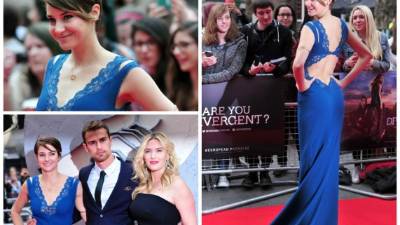 Shailene Woodley en uno de los estrenos de la cinta 'Divergente'.