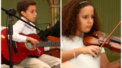 Andrés y Lizza María Handal Bobadilla mostraron su talento.