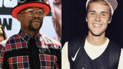 Bieber era gran amigo de Floyd, hasta solía ingresar con él en cada una de sus peleas. ¿Qué pasó?// Fotos archivo / Instagram Justin Bieber.