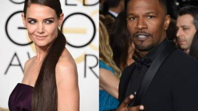 Se cree que Jamie Foxx y Katie Holmes han estado juntos desde 2013.// Fotos AFP.
