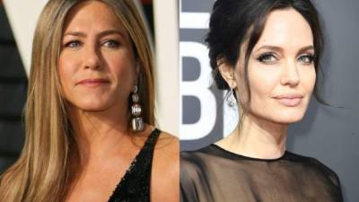 Jennifer Aniston y Angelina Jolie asistieron a la 75 entrega de los Globos de Oro 2018.