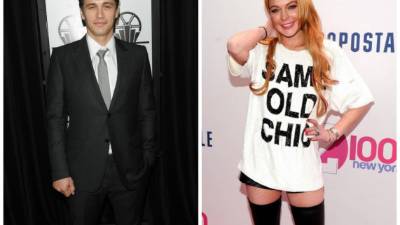 James Franco negó cualquier relación amorosa con Lindsay Lohan.