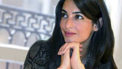 La prometida de George Clooney, Amal Alamuddin.