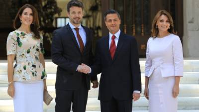 Mary y Federico de Dinamarca con Enrique Peña Nieto y Angélica Rivera.