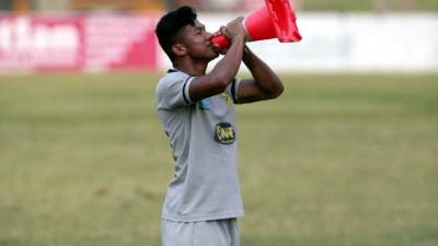 Iván López, durante el entrenamiento del miércoles del Parrillas One.