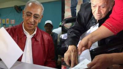 Todos los expresidentes que votaron hoy llamaron a los hondureños a que salieran a votar.