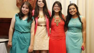 Ana Padilla, Tirza Núñez, Gabriela Acosta y Marcela Ochoa.