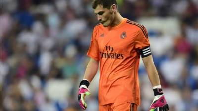 Iker Casillas encajó dos goles ante el Atlético.