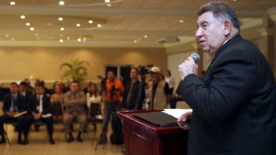 Manuel de Jesús Bautista, presidente del Banco Central, en una presentación pasada.