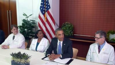 Obama desveló su plan contra el ébola en una visita a un centro médico de Atlanta