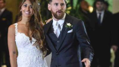 Antonella y Messi se casaron en el 2017.