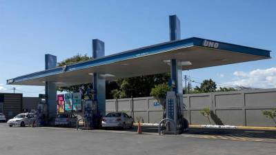 Fotografía de archivo que muestra una estación de gasolina en Managua (Nicaragua).