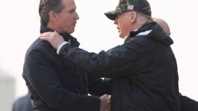 El gobernador de California, Gavin Newsom, anunció que retirará a las tropas de la frontera desafiando las órdenes de Trump./AFP.