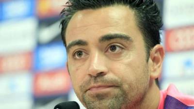 El centrocampista del Barcelona Xavi Hernández.