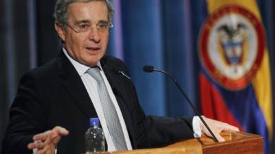 El exmandatario colombiano Álvaro Uribe.
