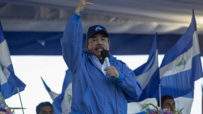 Daniel Ortega, cuestionado presidente de Nicaragua.