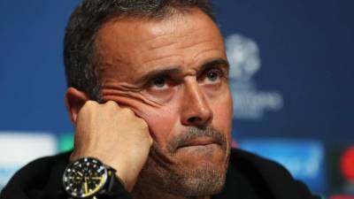 Luis Enrique y el Barcelona fueron frenados por el City.