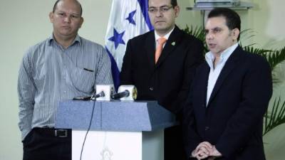 Joel Almendares, representante del sector trabajador; Carlos Madero,