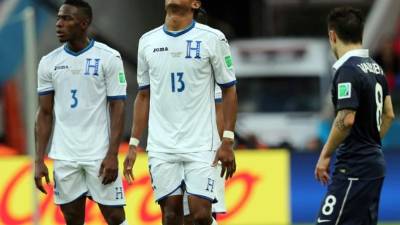 Costly y Maynor lamentan la derrota ante Francia.