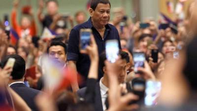 Rodrigo Duterte, presidente de Filipinas.