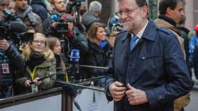 Mariano Rajoy puede ser investido como jefe de Estado la próxima semana. Foto: AFP/Thierry Roge