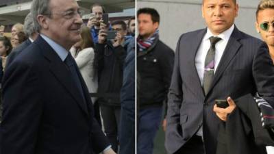En dos ocasiones el presidente del Real Madrid intentó convencer al padre de Neymar, de momento el brasileño sigue en el FC Barcelona.