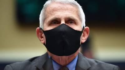 El Dr. Fauci brindó su testimonio sobre el manejo de la pandemia en EEUU ante el Congreso./AFP.