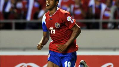 Roy Miller durante el partido contra Honduras en San José.