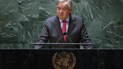El Secretario General de la ONU, Antonio Guterres. Foto: EFE